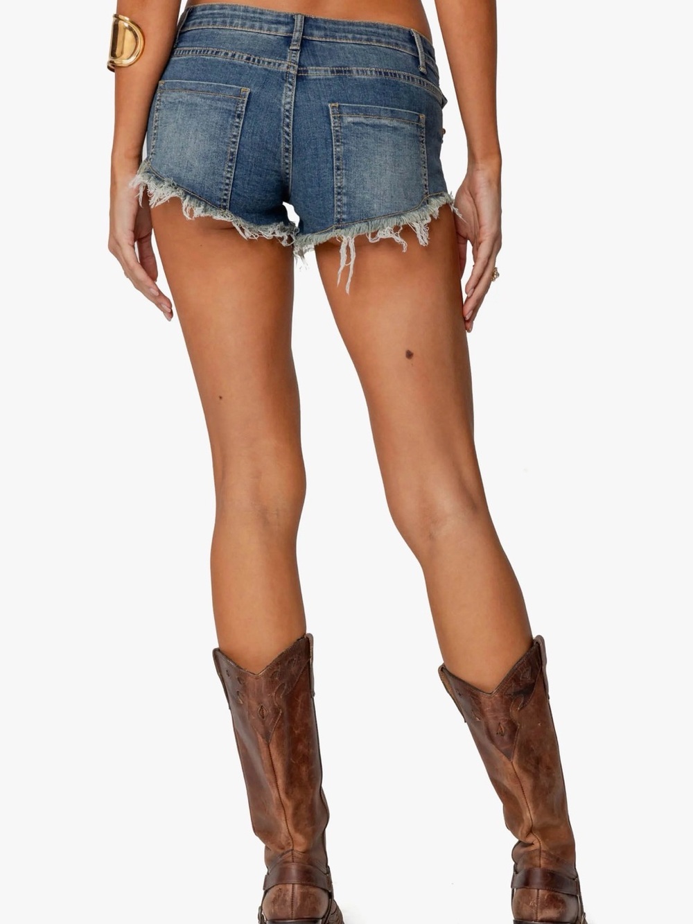 Edikted Low Rise Studded Shorts - Picture 6 of 6